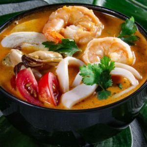 том ям, заказать суп, тайский суп